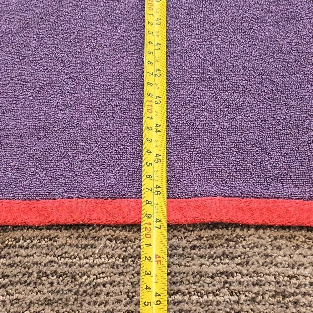 Vtg Little Miss Matched‎ Purple Towel Stars Celestial Bath Decor